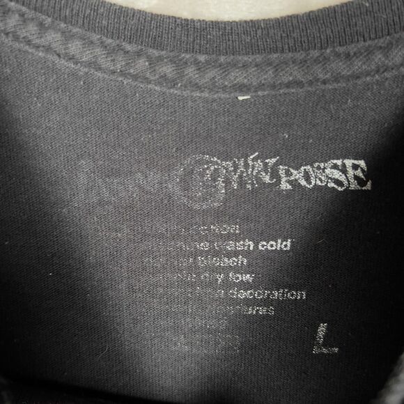 Insane Clown Posse ICP T-Shirt Black NEON Pink Green HipHop Horrorcore Men’s L - Picture 4 of 4